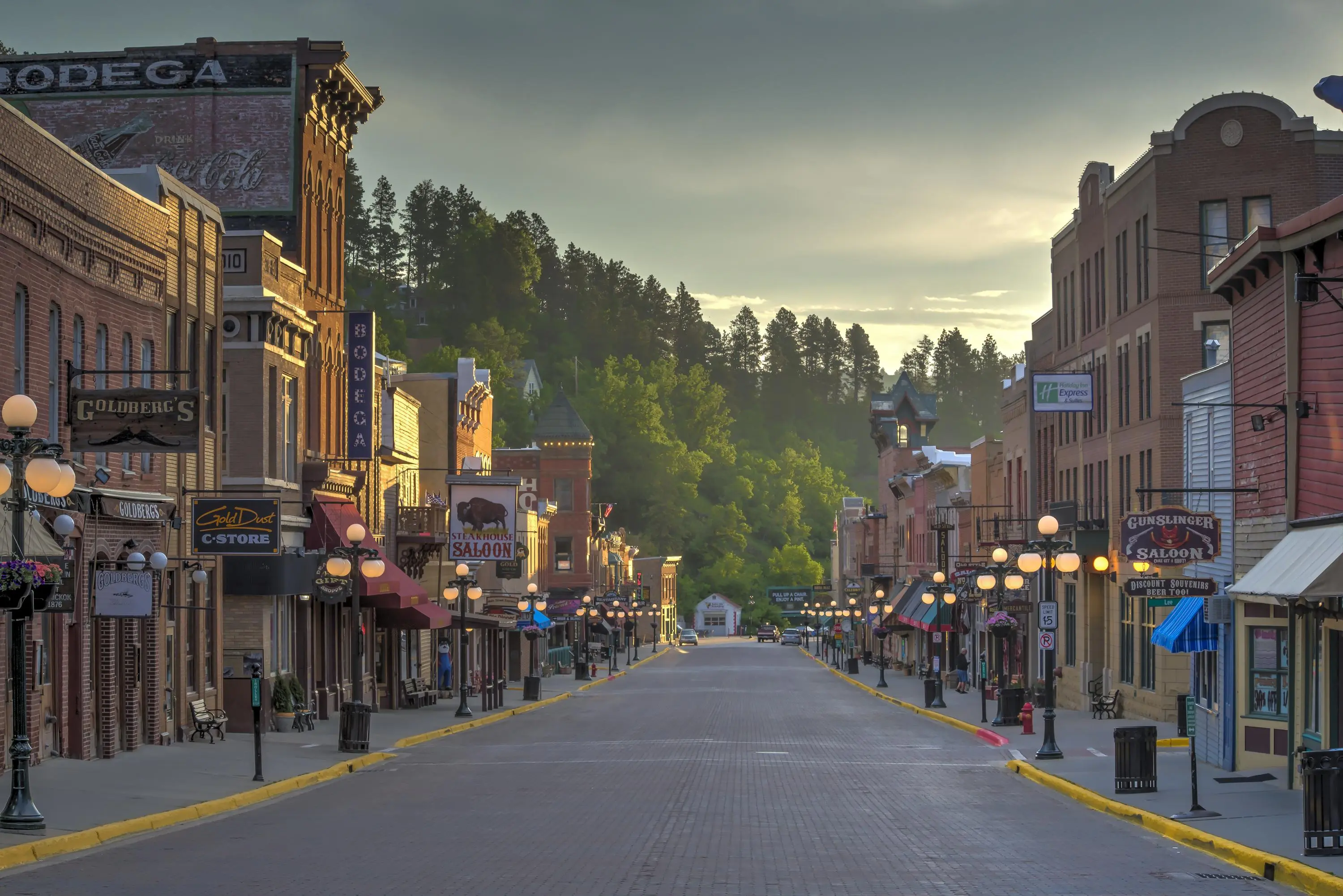 Historic Main Street in Deadwood